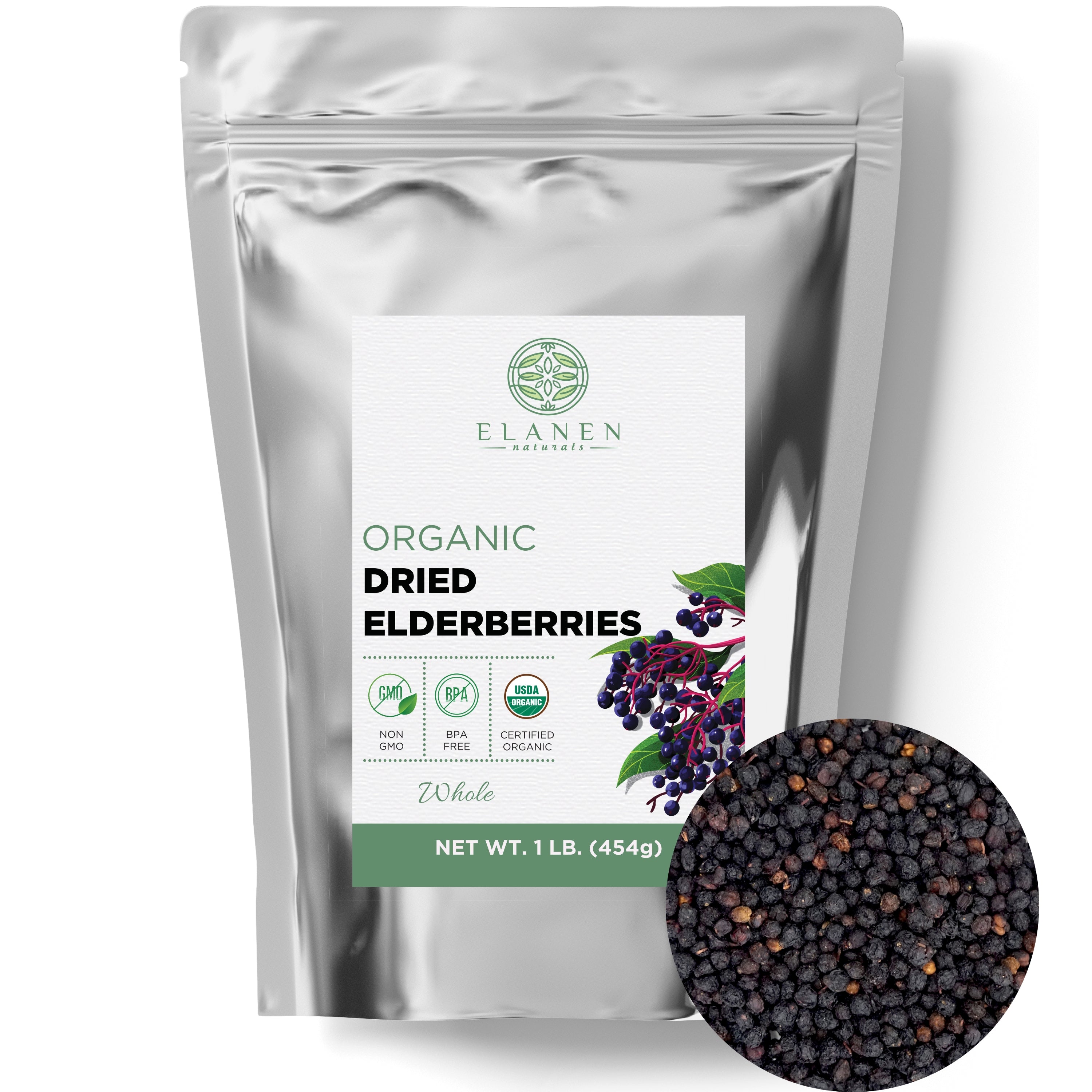 organic elderberries