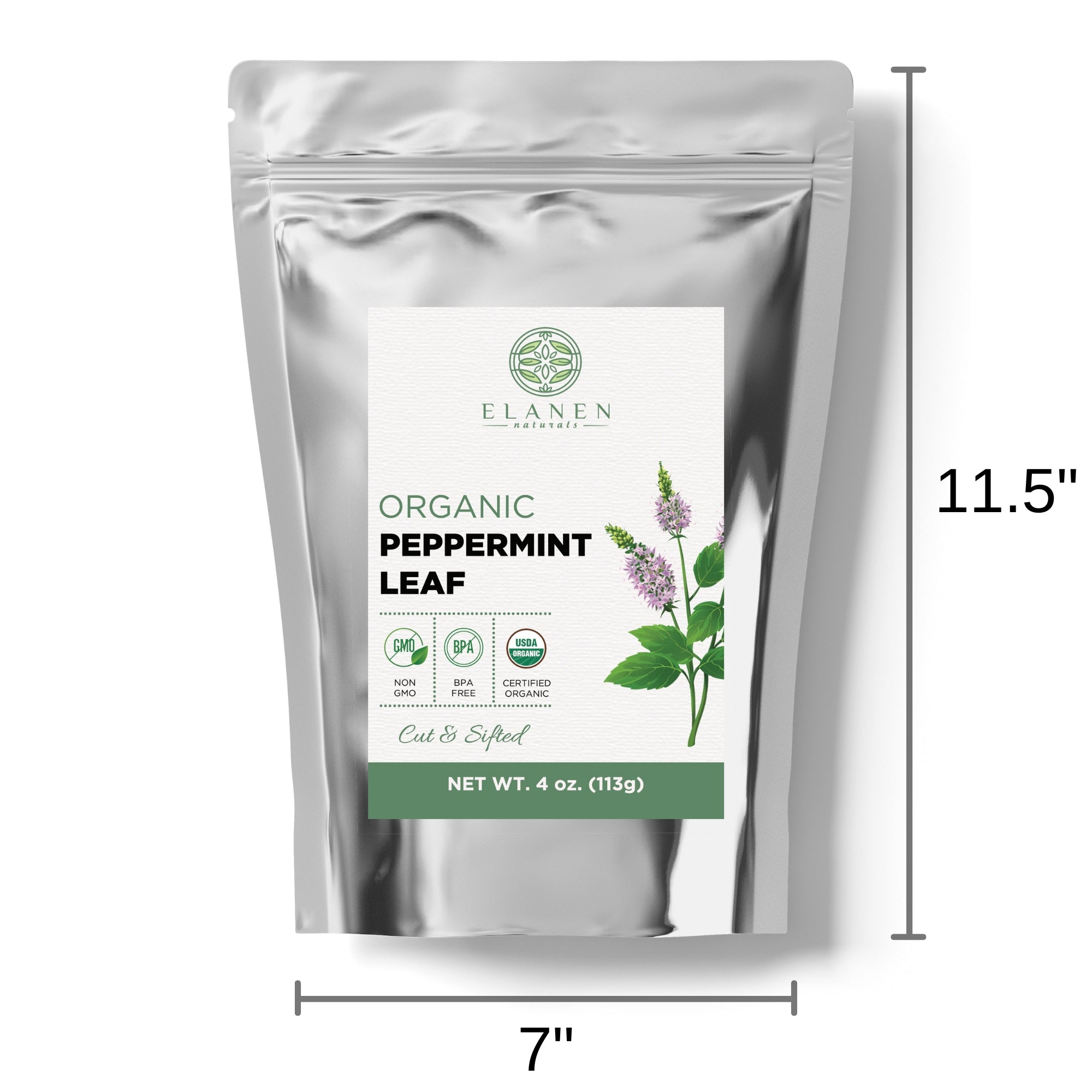 organic peppermint leaf