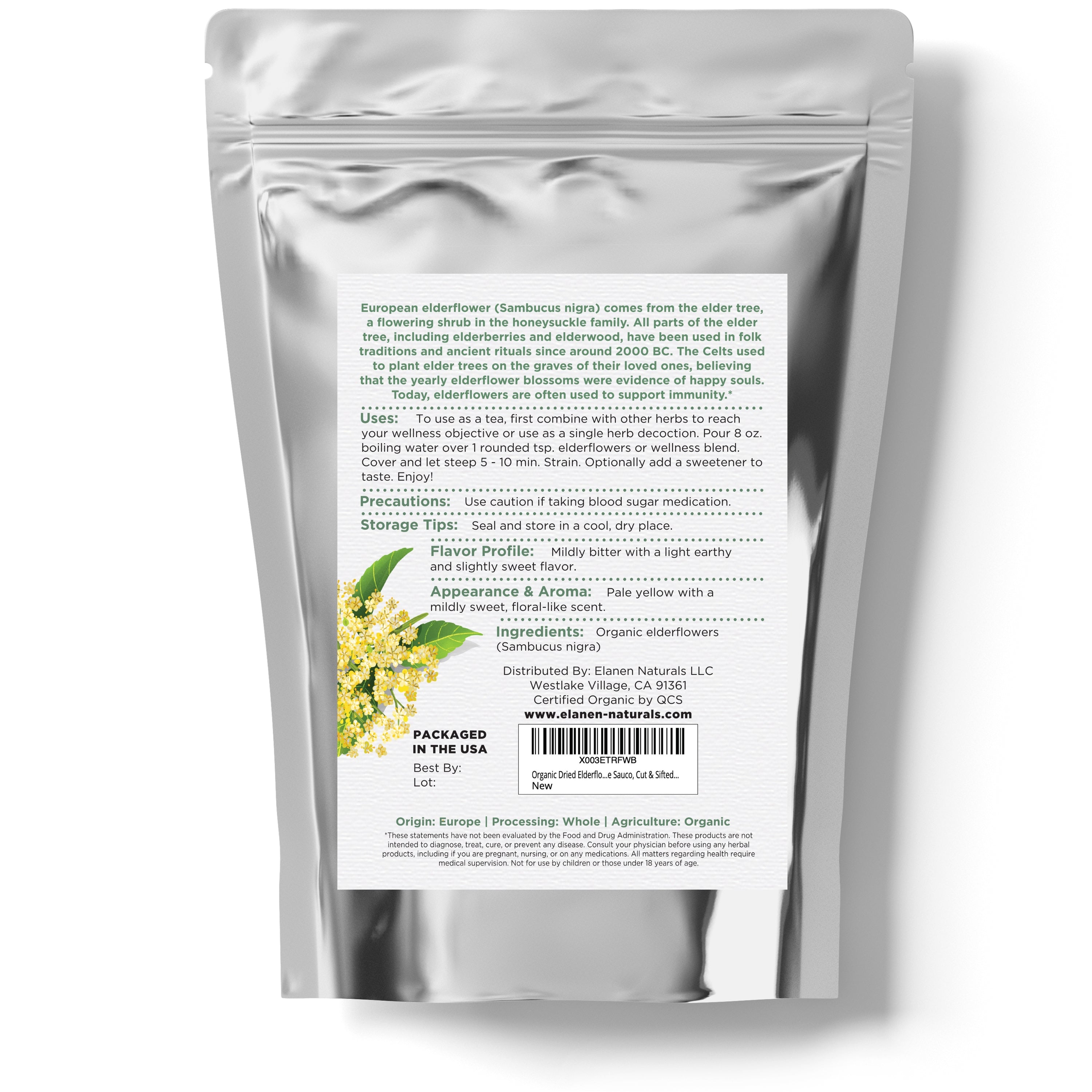 elder flower organic tea