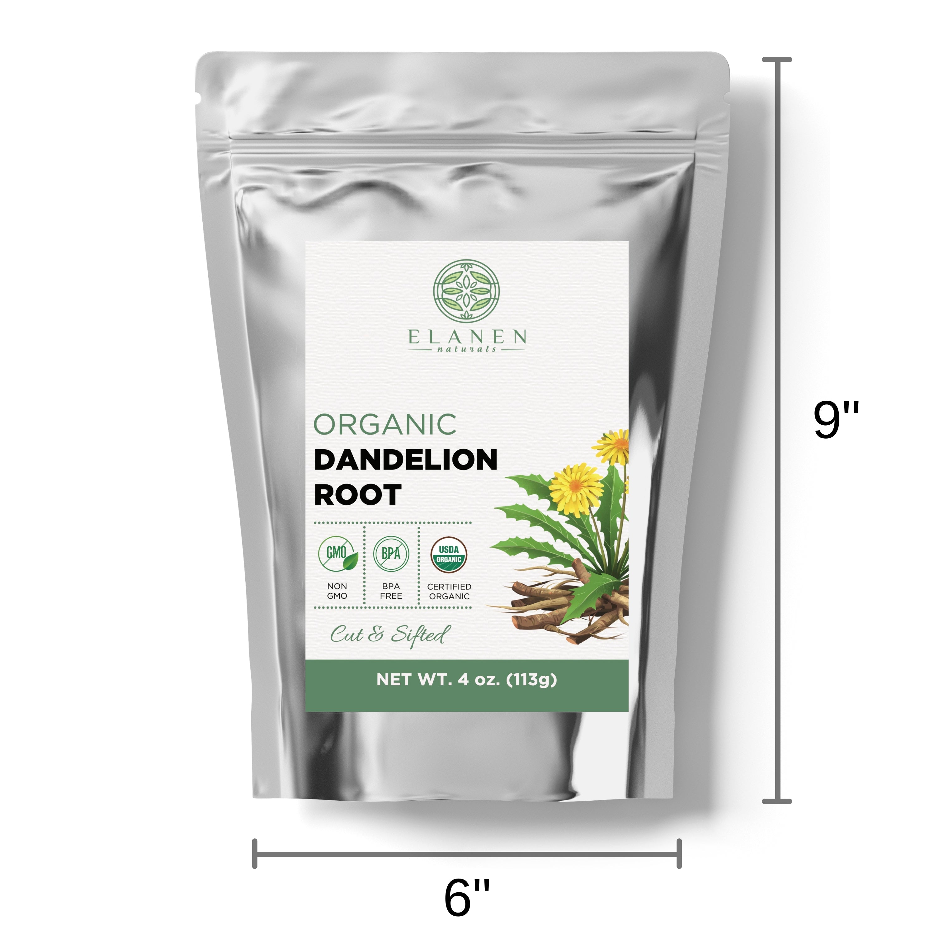 organic dandelion root